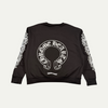 Chrome Hearts Horseshoe Black Floral Crewneck