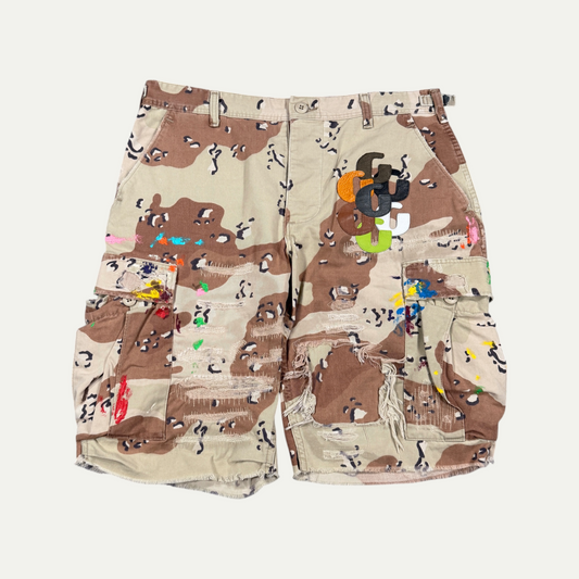Gallery Dept. Patchwork Desert Camo Shorts