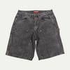 Supreme Black Washed Double Knee Shorts
