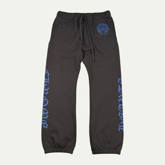 Chrome Hearts Blue Horseshoe Sweatpants