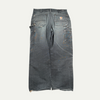 Carhartt Black Faded Double Knees