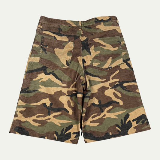 Reserved Essentials Camo Corduroy 3/4 Shorts