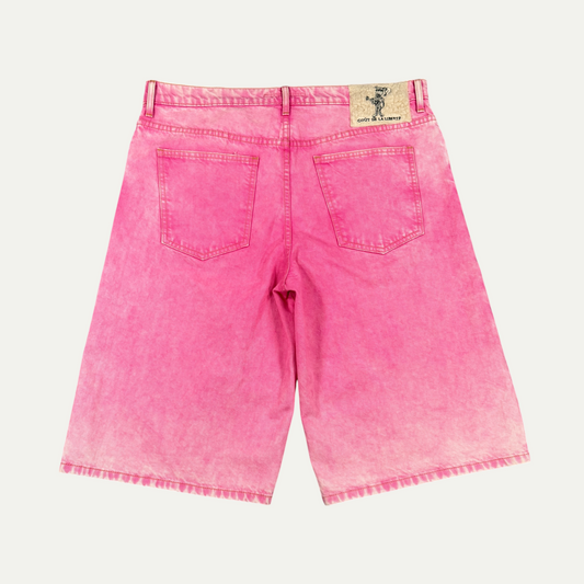 Cout De Liberte Shorts Jean Short Washed Hot Pink
