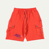 Chrome Hearts Matty Boy Orange Cargo Sweat Shorts