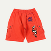 Chrome Hearts Matty Boy Orange Cargo Sweat Shorts