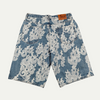 Supreme White Logo Denim Shorts