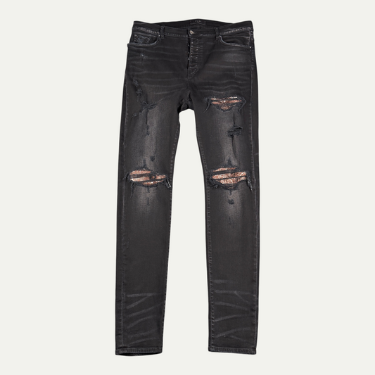 Amiri Moto Ripped Skinny Jeans