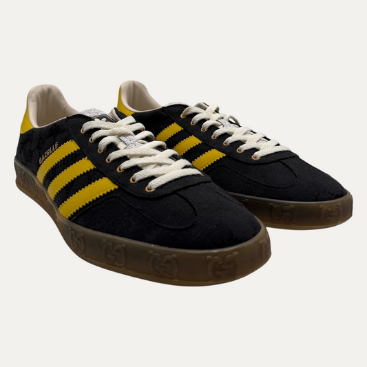 Gucci X Adidas Gazelle GG Monogram Black