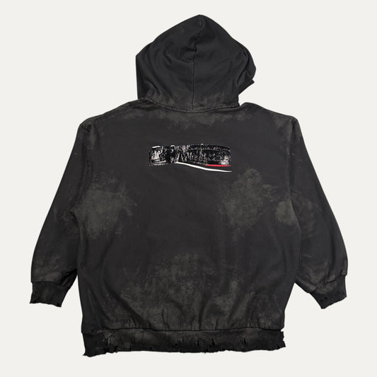 Balenciaga Gaffer Tape Mud Zip-Up Hoodie