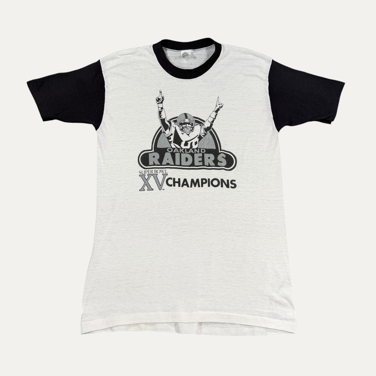Vintage Raiders Ringer XV Champs
