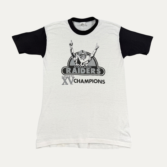Vintage Raiders Ringer XV Champs