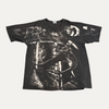 Vintage 1998 Liquid Blue Dragon And Castle T-Shirt