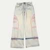 Who Decides War Embroidered Denim Pants
