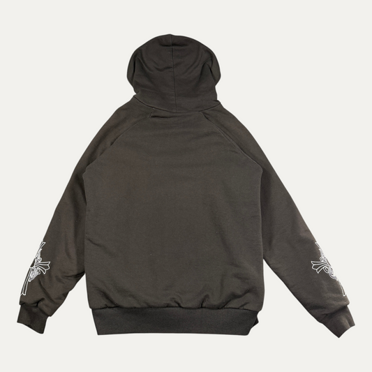 Chrome Hearts Vintage Thermal Fuck You Zip-Up Hoodie