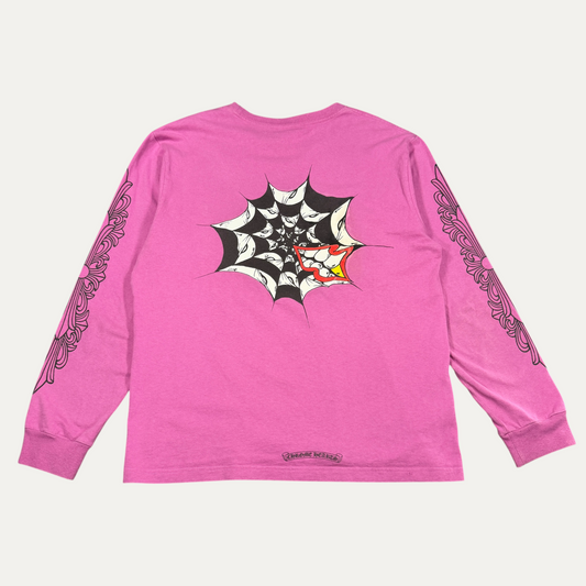 Chrome Hearts Matty Boy Spider Web Longsleeve T-Shirt