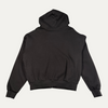Bossi Rhinestone Flame Logo Zip-Up Hoodie