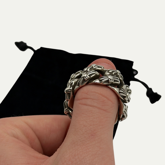 Chrome Hearts Fancy Link RIng
