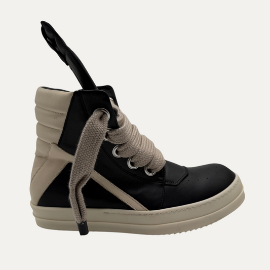 Rick Owens Geobasket Cream/Black
