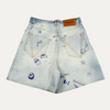 Vetements Scribbled Denim Shorts