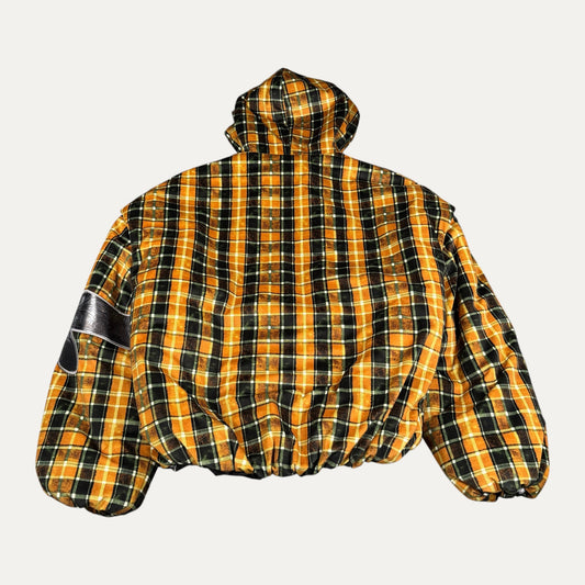 PDF Flannel Yellow Bomber Jacket