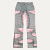 Who Decides War AOP Pink Scab Jeans