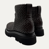 Bottega Veneta Weave Lug Ankle Boot