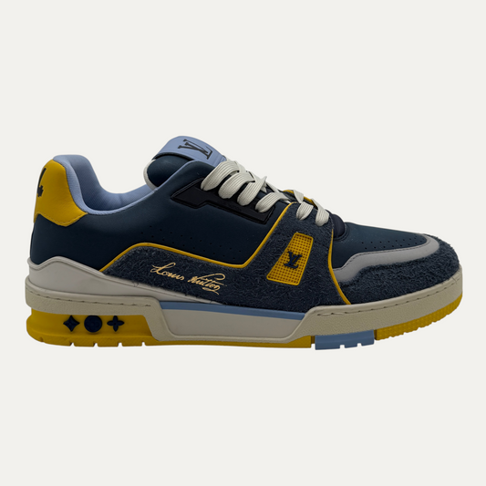 Louis Vuitton Blue Trainer Sneakers
