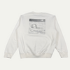 Kaws Logo White Crewneck