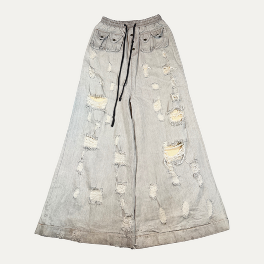 Yori Sport Grey Distressed Sweatpants