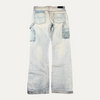 Amiri Blue Bandana Bootcut Jeans