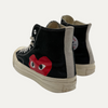 CDG Play Black Converse