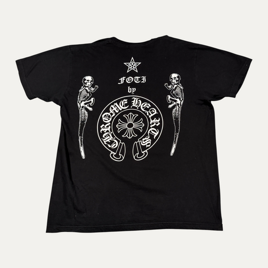 Chrome Hearts Foti Logo Scroll T-Shirt