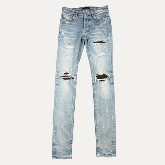 Amiri Black Ripped Skinny Jeans