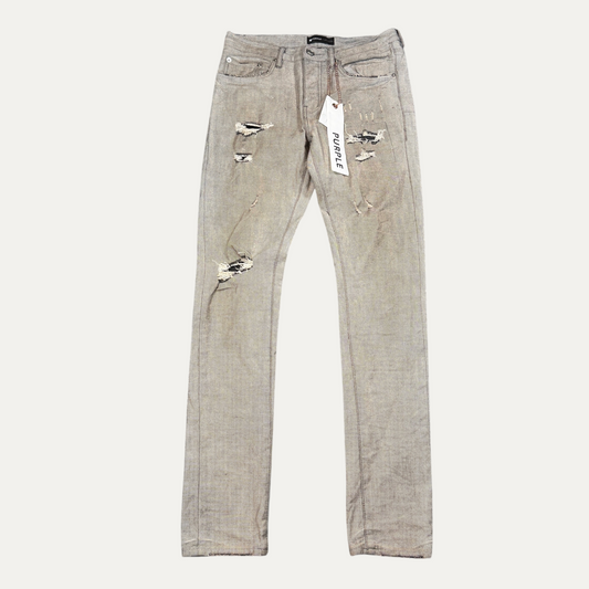 Purple Brand  Grey Patchwork Jeans