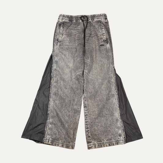 Diesel Zipper Flare Grey Jeans