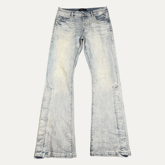 Purple Brand Flared Button Jeans