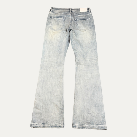 Purple Brand Flared Button Jeans