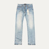 Purple Brand Light Blue All Over Wax Jeans
