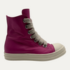 Rick Owens Pink Jumbo Lace High Top Ramones