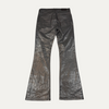 Purple Jeans Black Waxed Wide Flare