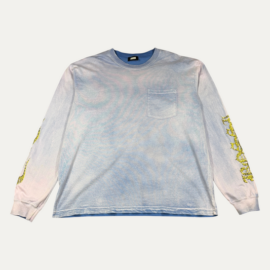 Bossi Blue Long Sleeve Rhinestones