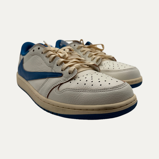 Jordan 1 Retro Low OG SP Fragment x Travis Scott Sail Military Blue