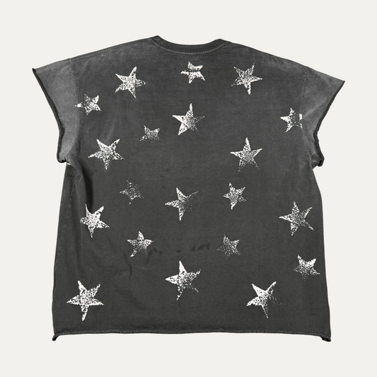 Satoshi Nakamoto Star Logo Cutoff T-Shirt