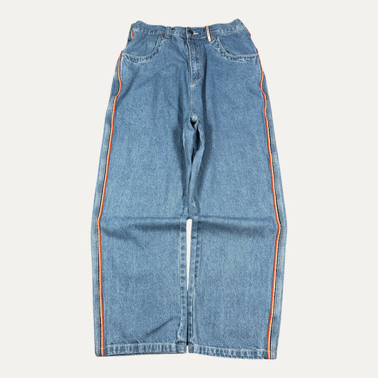 Rusty Baggy Side Stripe Jeans