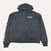 Rhude Malibu Black Faded Hoodie