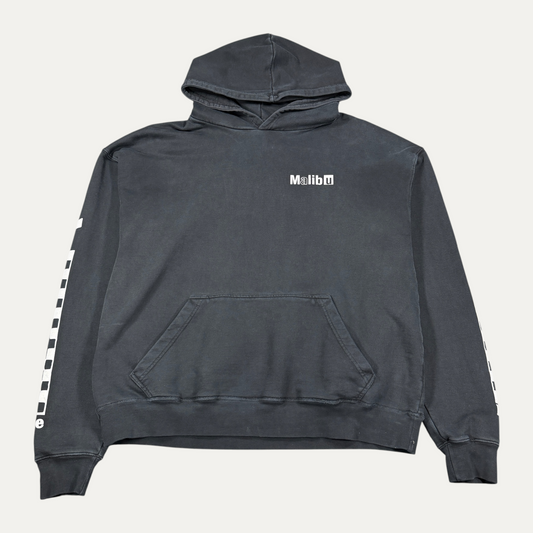 Rhude Malibu Black Faded Hoodie
