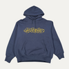 Palace Yellow Text Hoodie