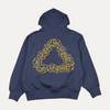 Palace Yellow Text Hoodie
