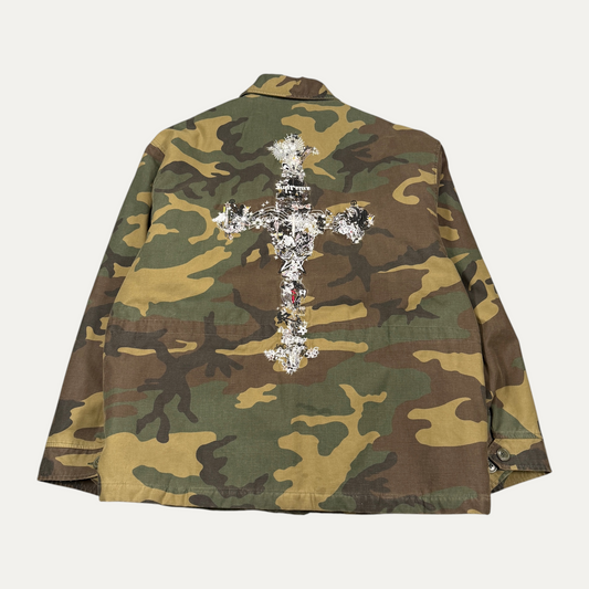 Supreme Cross Camo Denim Jacket
