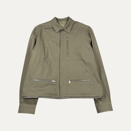 Rick Owens Collard Zip Up Jacket SAMPLE PIECE